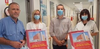 Tute protettive, calzari e visiere donati all’ospedale dal gruppo “Insieme per Ravenna”. In totale donati oltre 35 mila euro