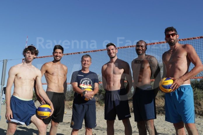 Da sin., Giuliani, Pinali, Bonitta, Redwitz, Arasomwan e Mengozzi