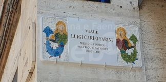 Nuove targhe toponomastiche di Annafietta nel centro storico di Ravenna