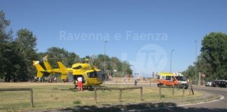 Incidente al camping: 35enne trasportato con il codice di massima gravità al Bufalini