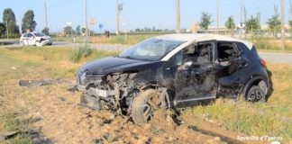 Scontro all’incrocio fra due auto: grave un 41enne