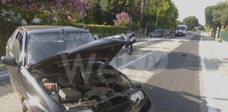 Violento scontro tra due auto ad Ammonite, grave una donna trasportata al Bufalini con l’Elimedica