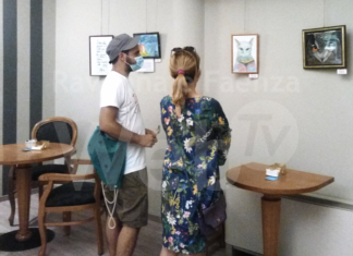 La mostra degli Acquerellisti Faentini al Molinella Café