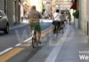 Ripristinata correttamente la segnaletica della pista ciclabile di Corso Matteotti