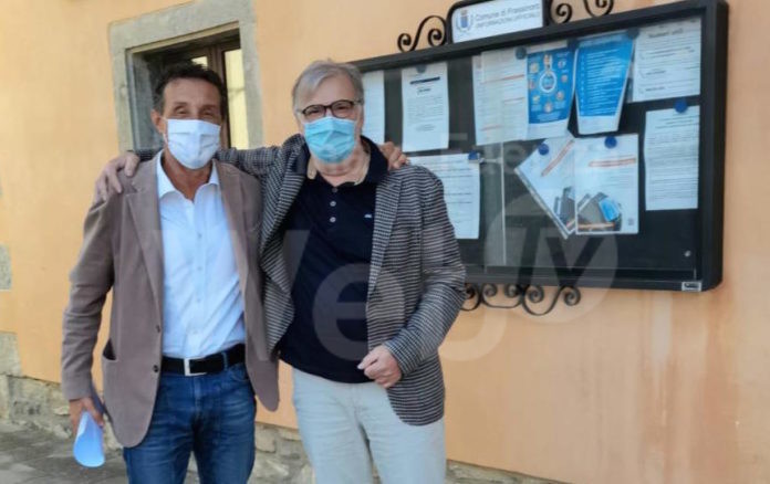 Il sindaco Daniele Bassi e Giorgio Noera