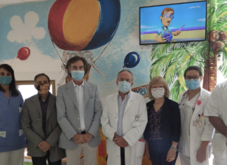 Tre televisori e un forno a microonde donati al reparto Pediatria