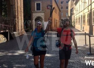 Partiti da Firenze, dopo una settimana di cammino, hanno raggiunto Ravenna per le celebrazioni del Sommo Poeta