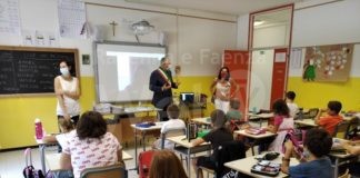 Il sindaco Malpezzi e l’assessora Sangiorgi in visita all’Istituto San Rocco dopo i lavori di adeguamento