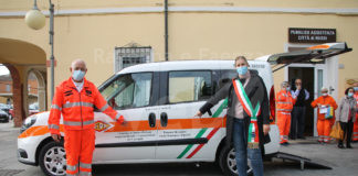 Un nuovo mezzo per trasporto disabili per la Pubblica Assistenza di Russi