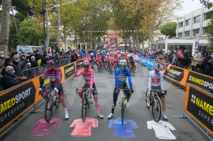 CERVIA: PARTENZA TAPPA GIRO D'ITALIA 16-10-2020---FOTO FIORENTINI
