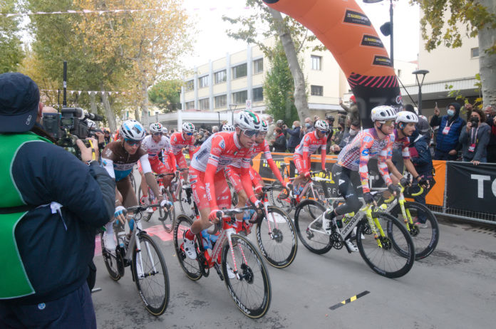 CERVIA: PARTENZA TAPPA GIRO D'ITALIA 16-10-2020---FOTO FIORENTINI