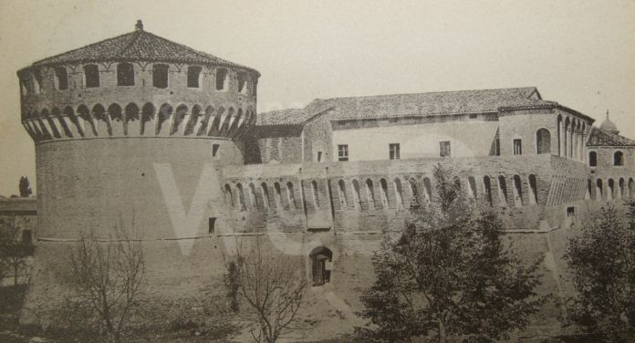 La Rocca di Bagnara in una foto d'epoca