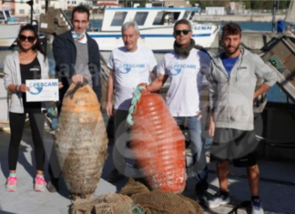Pescami: recuperata una tonnellata di rifiuti della pesca fantasma