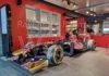 Una Toro Rosso nella sede di If per il ritorno della Formula 1 a Imola