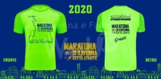 La t-shirt ufficiale della Maratona di Ravenna Città d’Arte 2020