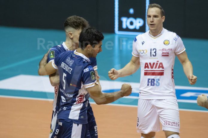 VOLLEY PALLAVOLO. Consar Ravenna - Gas Sales Bluenergy Piacenza 1-3.