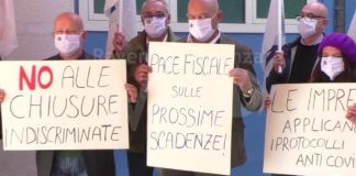 CNA, un sit-in di protesta per supportare i lavoratori in difficoltà: ” Le nostre imprese chiedono un futuro”