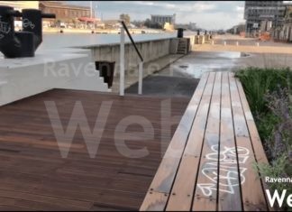 Vandalizzata la passeggiata lungo il Candiano in Darsena: due mesi fa l’inaugurazione