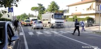 Fusignano: donna investita mentre attraversa la strada, è grave