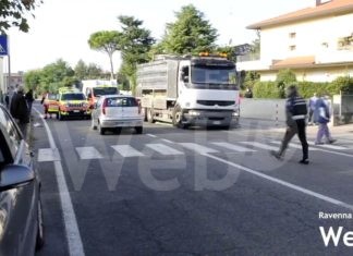 Fusignano: donna investita mentre attraversa la strada, è grave
