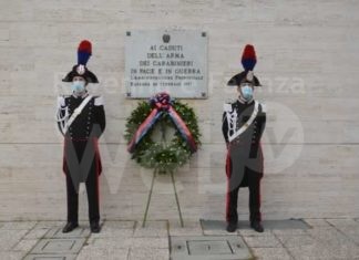 Comando Provinciale Carabinieri: una cerimonia di commemorazione per i militari caduti