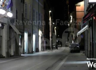 Faenza deserta dopo le 22