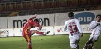 Calcio: La doppietta di Ganz condanna il Ravenna FC