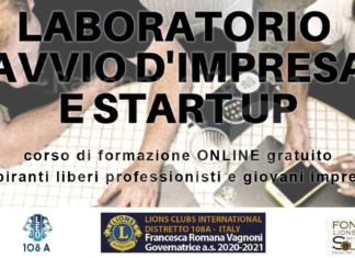 Un corso gratuito su avvio d’impresa e start up messo a disposizione dai Lions