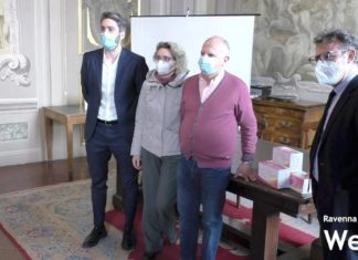 22 mila mascherine donate dalla famiglia Goggioli al Comune di Faenza