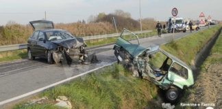 Sant’Antonio: violento frontale fra due auto, un veicolo viene sbalzato nel fosso