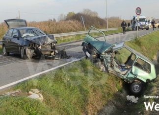 Sant’Antonio: violento frontale fra due auto, un veicolo viene sbalzato nel fosso