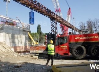 Nuovo ponte Teodorico: iniziato il completamento delle due spalle della nuova infrastruttura