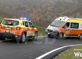 Violenta caduta sulla Carla, ciclista ricoverato al Bufalini di Cesena
