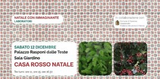 Casa Rosso Natale, un laboratorio per i più piccoli a Palazzo Rasponi
