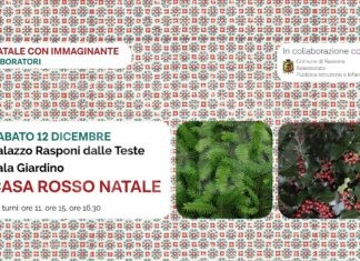 Casa Rosso Natale, un laboratorio per i più piccoli a Palazzo Rasponi