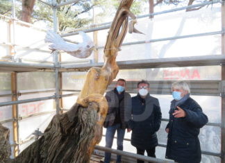 ‘L’Alieno’ del Parco Bucci torna ad essere visibile: terminato il restauro su ‘EcàP’