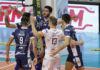 Volley: Consar, che grinta e che prestazione. Lube portata ancora al tie-break 2-3