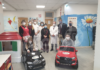 Donate tre macchinine elettriche ai piccoli pazienti della Pediatria