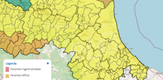 Allerta meteo gialla per vento, stato del mare e criticità costiera dalla mezzanotte di oggi