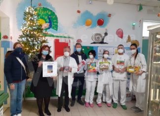 Nuova importante donazione, per la Pediatria di Ravenna, giochi, strumenti musicali, colori e calendari