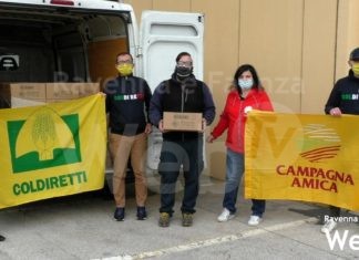 Oltre 1000 Kg di pasta donati da Coldiretti e Campagna Amica a Caritas e Villaggio del Fanciullo