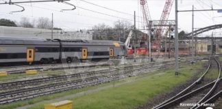 Nuovo cavalcaferrovia Teodorico: completata la posa della struttura in metallo che scavalca i binari