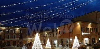 Bagnacavallo: Luminarie accese per il Natale in centro