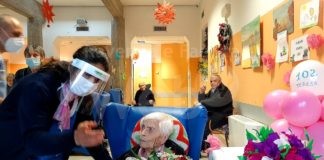 Fusignano: compie 102 anni Teresa Assirelli. Auguroni