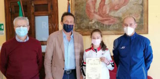 Giovanissima promessa del tennis italiano si allena al circolo di Massa Lombarda
