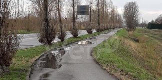 Lista per Ravenna: Lunghe ciclopedonali in zona sud senza cestini per rifiuti e malmesse