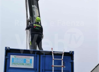Pubblica Assistenza: installato un container della Colonna Mobile della Protezione Civile