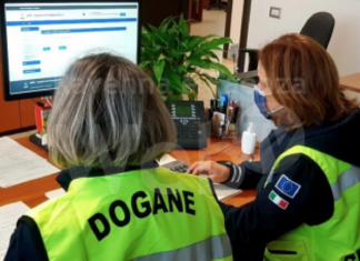 Agenzia delle Dogane: nel 2020 scoperto il mancato pagamento di 700 mila euro di imposte