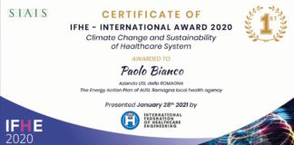 L’Ausl Romagna premiata per il piano energetico aziendale