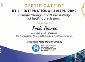 L’Ausl Romagna premiata per il piano energetico aziendale